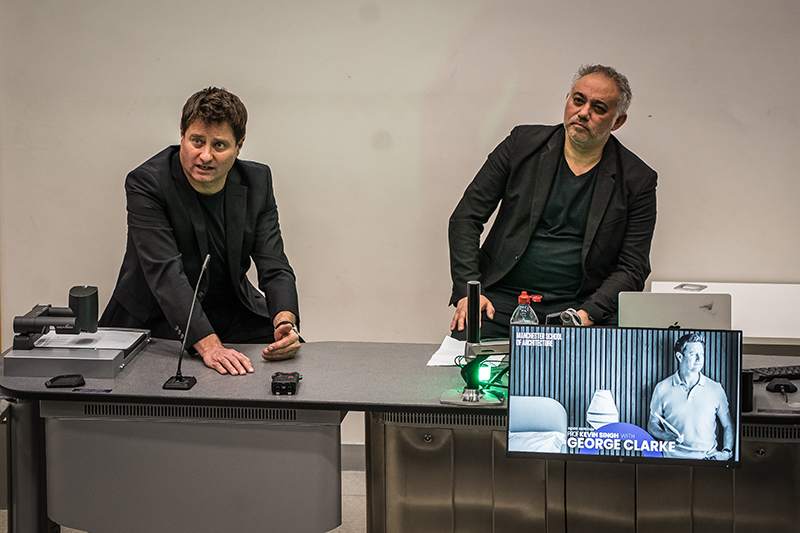 George Clarke and Professor Kevin Singh