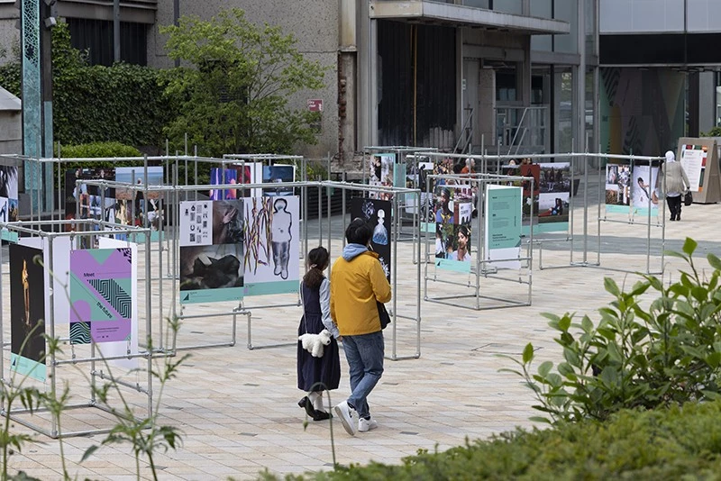 Image showing fashion show exhibition