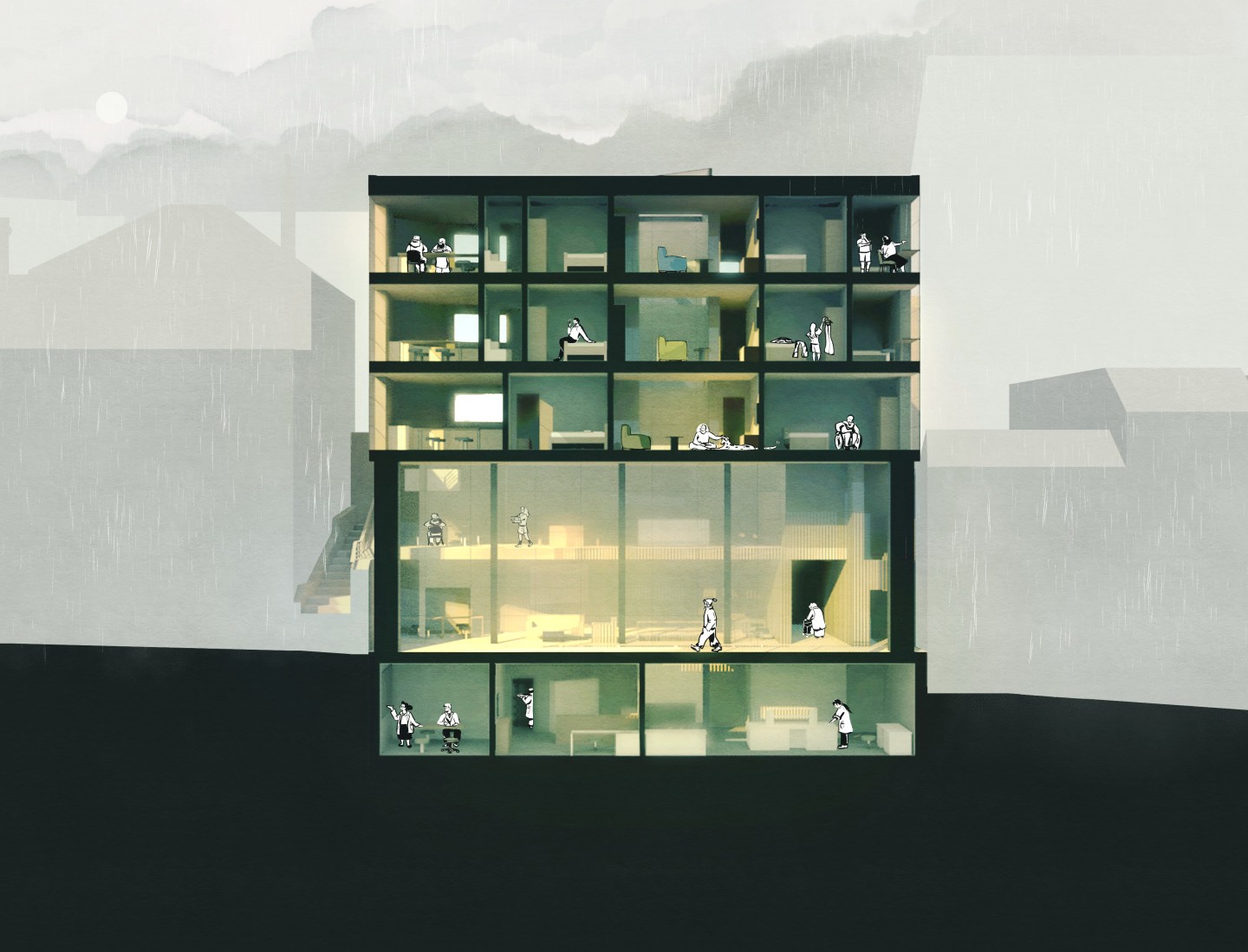 Image of architecture student project 