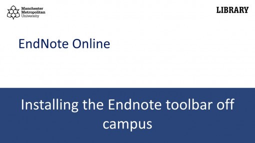 endnote is not in word toolbar