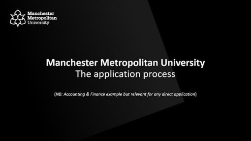 How To Apply For A Masters Degree | Manchester Metropolitan University