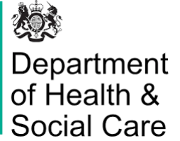 Logo of the Department of Health and Social Care